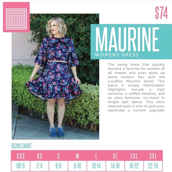 LuLaRoe Maurine Dress - Picture 5 of 5